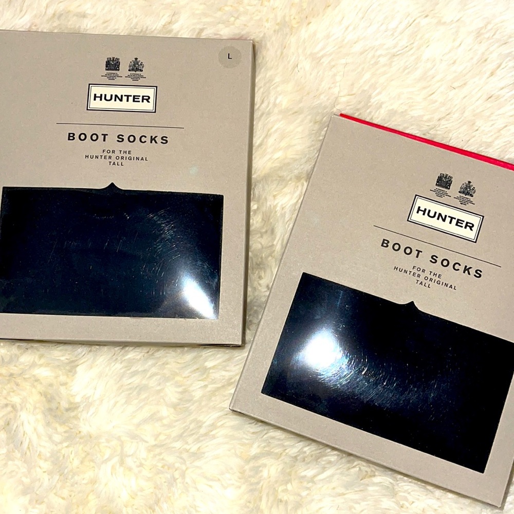 HUNTER tall boot socks pair/set